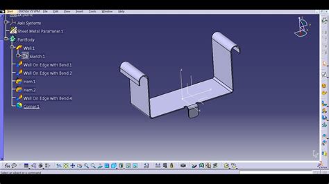 generative sheet metal design in catia v5|catia design diagram.